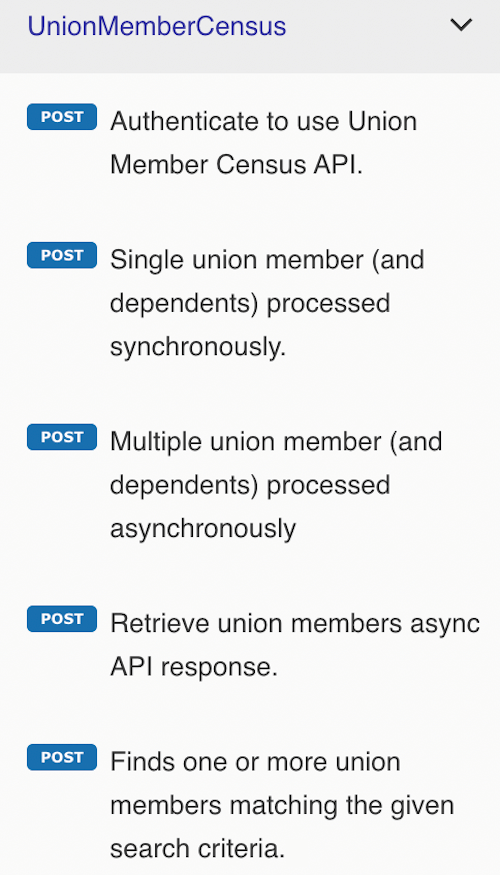 AEZ API for Union Member SSO