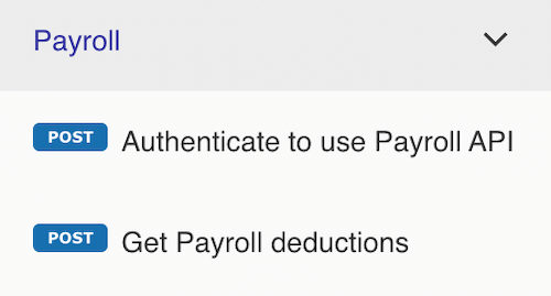 AEZ API - Payroll Calls