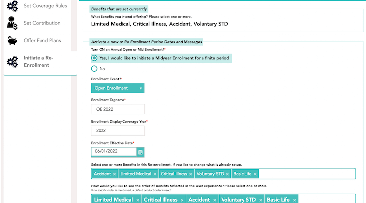 agencyEZ Re-enrollment
